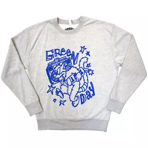 Green Day - Cat Blaster - graues Crew Sweatshirt - Bild 1 von 1
