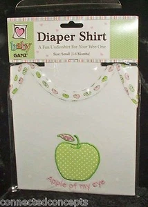 Baby Ganz Apple of My Eye in Pink Infant Girl's Bodysuit (SIZE 3-6 Months) NEW! - Picture 1 of 3