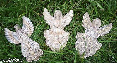  Moldes De Plástico De Hadas De ángel Yeso Cemento Fundición De Hadas Moldes De 5   X 4   X 1/4  • 0.95€
