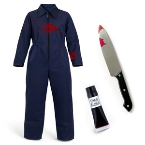 Niños Niños Azul Marino Traje de Caldera Vestido Elegante Disfraz Halloween Conjunto Niños Niñas - Imagen 1 de 8