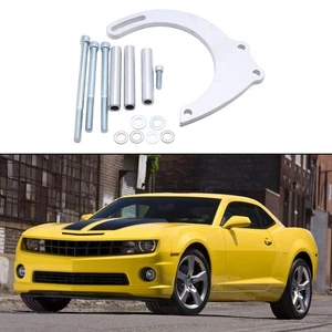 Small Block Alternator Bracket for Chevy For SBC EWP LWP Silver Aluminum - Picture 1 of 12