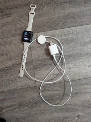 Apple Watch Series 3 38mm Black Unlocked GPS + Cellular A1860 - Image 1 of 4