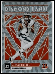 Ja'Marr Chase 2023 Optic Diamond Hands #DH-JC Cincinnati Bengals Holo Prizm - Picture 1 of 3