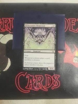 Magic The Gathering Fifth Dawn "Desecration Elemental" 45/165 RARE NM - Image 1 of 2
