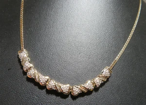 COLLAR DIAMANTES NATURALES 14K YG - Imagen 1 de 15