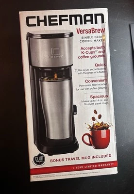 Chefman 1000 Watt Instabrew Single Serve Coffee + K-cup Maker 14oz - Image 1 of 4