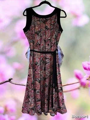 Vestido midi sin mangas para mujer Perceptions talla mediana fiesta oficina Foto 1 de 4