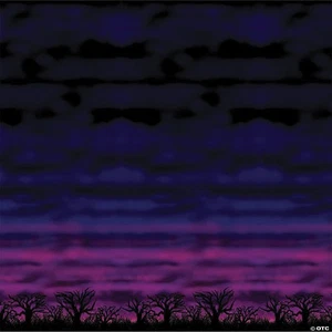 SPOOKY SKY BACKDROP - Picture 1 of 1