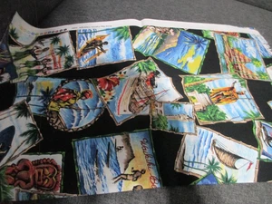 POST CARDS OF HAWAII - 1/2 YARD - FROM KONA BAY FROM 2000 - Picture 1 of 2