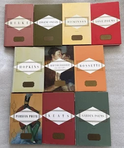 Everyman's Library Pocket Poets 10 Books HCDJ Dickinson, exertion - Picture 1 of 3