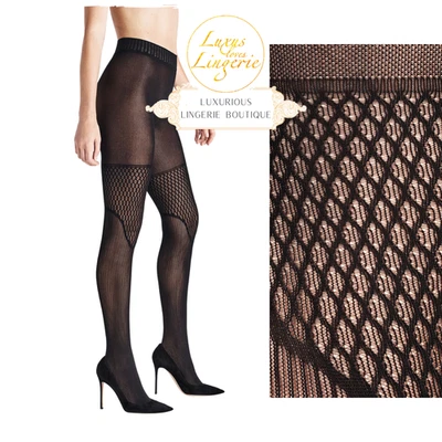 ELECTRIC AFFAIR TIGHTS by Wolford S Small black schwarz 3D Strumpfhose Design - Bild 1 von 3