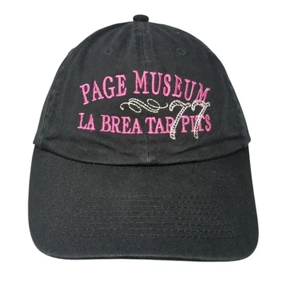 Page Museum La Brea Tar Pits Slideback Baseball Cap Black One Size Fahrenheit - Image 1 of 4