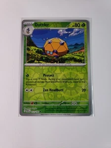 Pokemon Dottler 011/182 Sv04: Paradox Rift Reverse Holo - Picture 1 of 4
