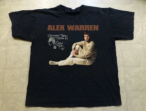 NUOVO!! T-shirt Alex Warren cotone nero tutte le taglie S-5XL regalo per tifosi HRB571 - Foto 1 di 4