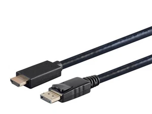 Monoprice DisplayPort 1.1 to HDTV Cable - 6 Feet, Gold Plated Connectors - Bild 1 von 6