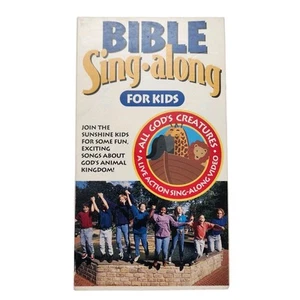 Bibel Mitsingen für Kinder VHS-Kassette Alle Gottes Geschöpfe Sonnenschein Berg Video - Bild 1 von 4