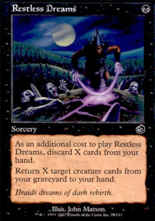 Restless Dreams -Foil Medium Play MTG Torment - Image 1 of 1