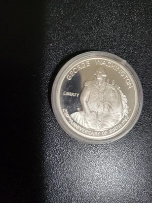 1982 S Silver Proof George Washington Commemorative Half Dollar with OGP/COA - Image 1 of 4