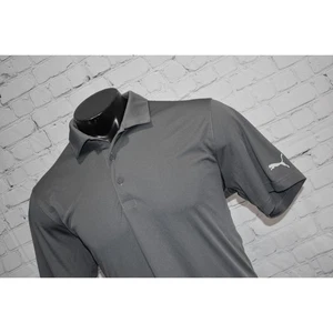 Polo de golf PUMA para hombre talla grande poliéster rendimiento gris - Imagen 1 de 6