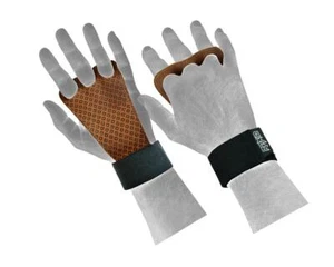 Crossfit Leather Grip Hand Guard Gym Gloves Pull up Gymnastic Palm Protector Rxd - Picture 1 of 7