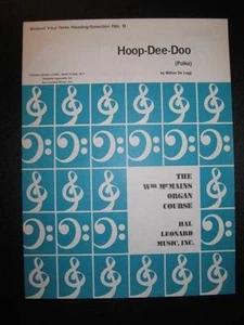 Hoop Dee Doo Sheet Music Vintage 1968 Polka For Organ Milton De Lugg McMains (O) - Picture 1 of 3