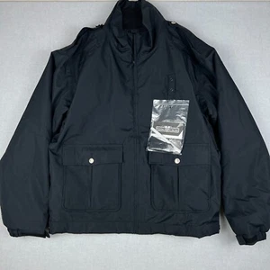 NEW Flying Cross Mens Size Large Black Waterproof Duty Jacket w/ Liner - Picture 1 of 7