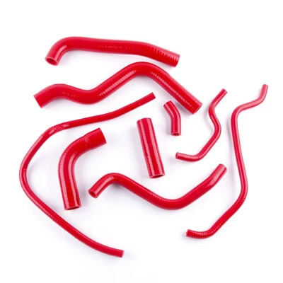 Manguera de refrigerante de radiador de silicona roja para Yamaha FZ6 FZ 6 2003-2011 04 05 06 07 Foto 1 de 4