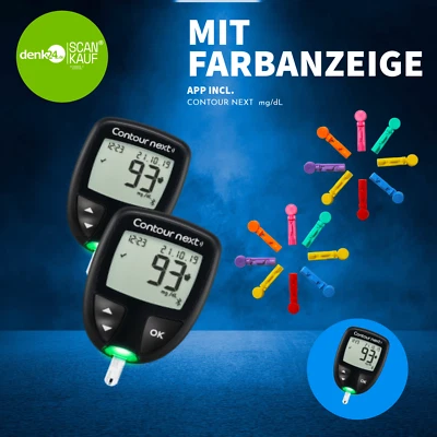 Contour next mg/dL Blutzucker-Messgerät ►Händler◄ ►+ 20 Lanzetten Microlet ◄