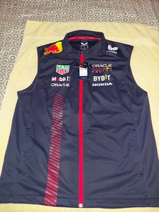 Oracle Red Bull Racing Driver Vest Gilet Shirt Castore Mens XL Verstappen Checo - Picture 1 of 11
