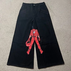 RARE Akira Jeans 32 x 30 L Large Anime JNCO Style Baggy Skater Wide Leg - Picture 1 of 7