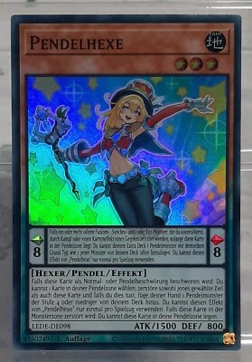 YUGIOH - Pendelhexe/Pendulum Witch - SR - LEDE-DE098 - Legacy of Destruction NM - Bild 1 von 2