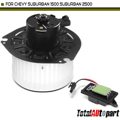 Motor y resistencia soplador calentador HVAC para Chevrolet Suburban 2500 GMC 00-06 trasero Foto 1 de 4