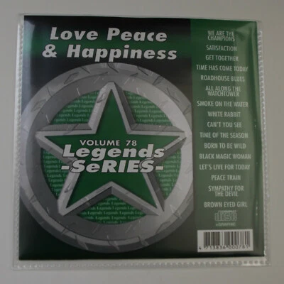 LOVE PEACE & HAPPINES  LEGEND SERIES VOL-78 KARAOKE CD+G  NEW w/Print - Image 1 of 2