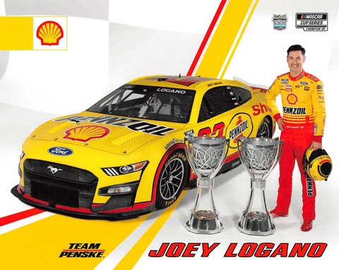 2023 -- JOEY LOGANO  #22 SHELL PENNZOIL / TEAM PENSKE NASCAR CUP SERIES POSTCARD Cover
