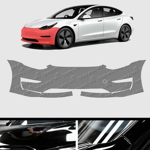 Película transparente de protección de pintura contra parachoques delantero Tesla Model 3 Premier 2023 TPU PPF - Imagen 1 de 9