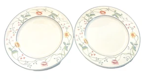Set of 2 Villeroy & Boch ALBERTINA Service Plate Charger Porcelain Floral 12.5" - Picture 1 of 5