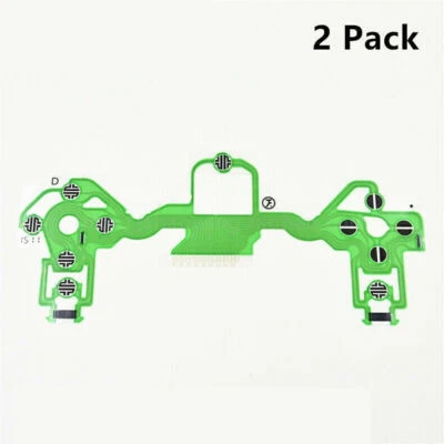 2Pc Controller dualshock PS4 V4 JDM-001 Conductive Film Keypad Flex Cable Ribbon - Image 1 of 2