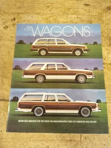 1981 Ford Wagons, LTD, Fairmont, Escort, Vintage Sales Brochure catalog - Bild 1 von 7