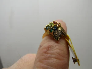 I NEW SAMPLE MOTHERS RING CHILDRENS BIRTHSTONES RING JEWELERY 6 STONE FAKE - Picture 1 of 2