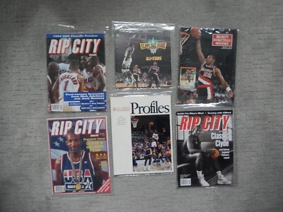 Lote de revistas Clyde Drexler Blazers Beckett Rip City perfiles y guía de medios Foto 1 de 4