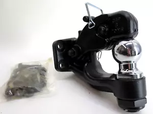 Ball/Pintle Combo Hitch, 2" Trailer Ball Combo 8 TON w/ Mounting Kit PC82 - Picture 1 of 6