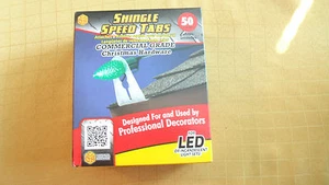 Shingle Speed Tabs Commercial Grade Christmas Hardware - Box of 50 - Picture 1 of 1