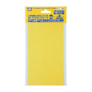 Gunze - Mr Hobby GunzGT071 MR. MASKING SHEET ROUND & TRIANGLE