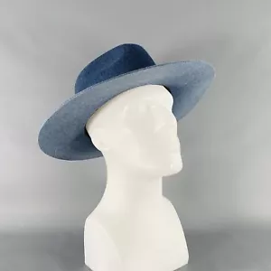 GOORIN BROTHERS Size L Blue Ombre Wool Felt Fedora Hat - Picture 1 of 6