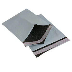 25 pz busta imbottita 5""x7"" Poly Bubble Mailer spedizione borsa autosigillante - Foto 1 di 3