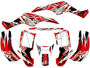 Kit de gráficos TRX 250EX MAYHEM 2001-2005 rojo Senge compatible con Honda - Imagen 1 de 7