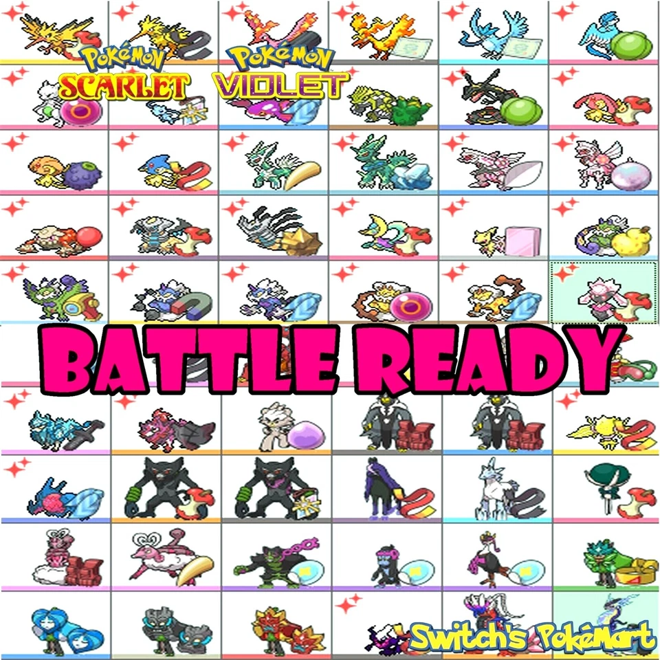 ✨LISTO PARA BATALLA POKEMON LEGENDARIO Y MÍTICO MAX IVS EVS VIOLETA ESCARLATA✅ Foto 1 de 4
