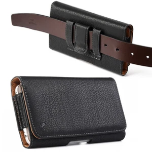 Men Belt Clip Holster Phone Pouch For iPhone 16 / 16 Plus / 16 Pro / 16 Pro Max - Picture 1 of 7
