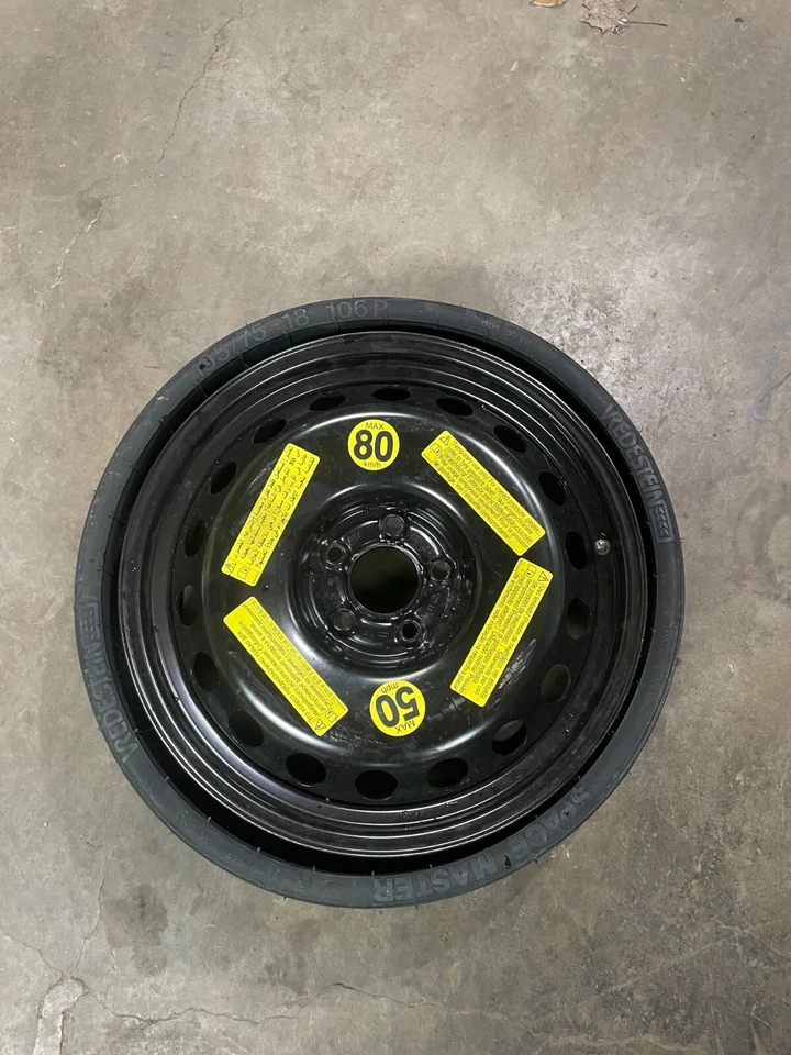 Neumático de repuesto 18" para 009 2010 2011 2012 2013 14 15 2017 Audi Q5 OEM genuino Donut Foto 1 de 4