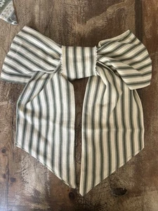 Large Fabric Bow Home Decor Gift Idea Country Style Hand Made - Picture 1 of 4